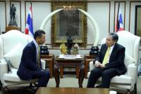 Picture of Finance Minister Welcomed President of the JETRO Bangkok